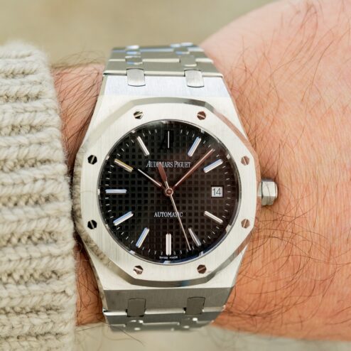 Alternative view of 15300ST Royal Oak (03 black dial / with extract / from 2008)