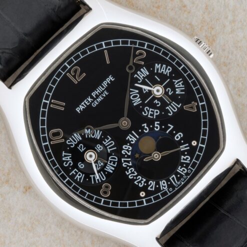 5040P Perpetual Calendar (wonderful condition / top set from Japan / black arabic dial)