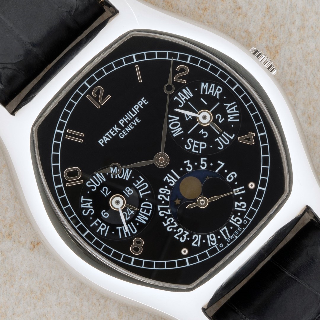 5040P Perpetual Calendar (wonderful condition / top set from Japan / black arabic dial)