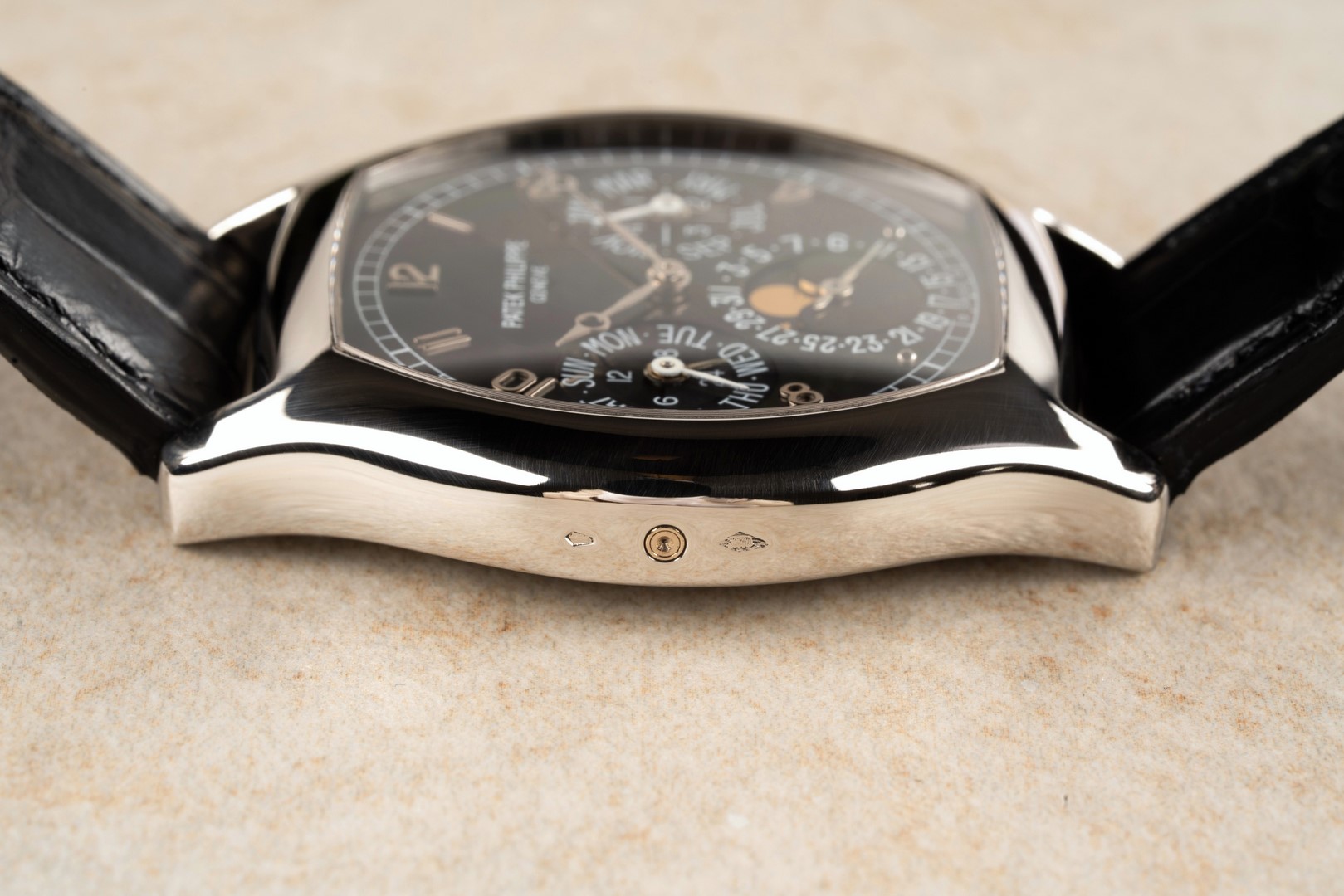 5040P Perpetual Calendar (wonderful condition / top set from Japan / black arabic dial) – Bild 11