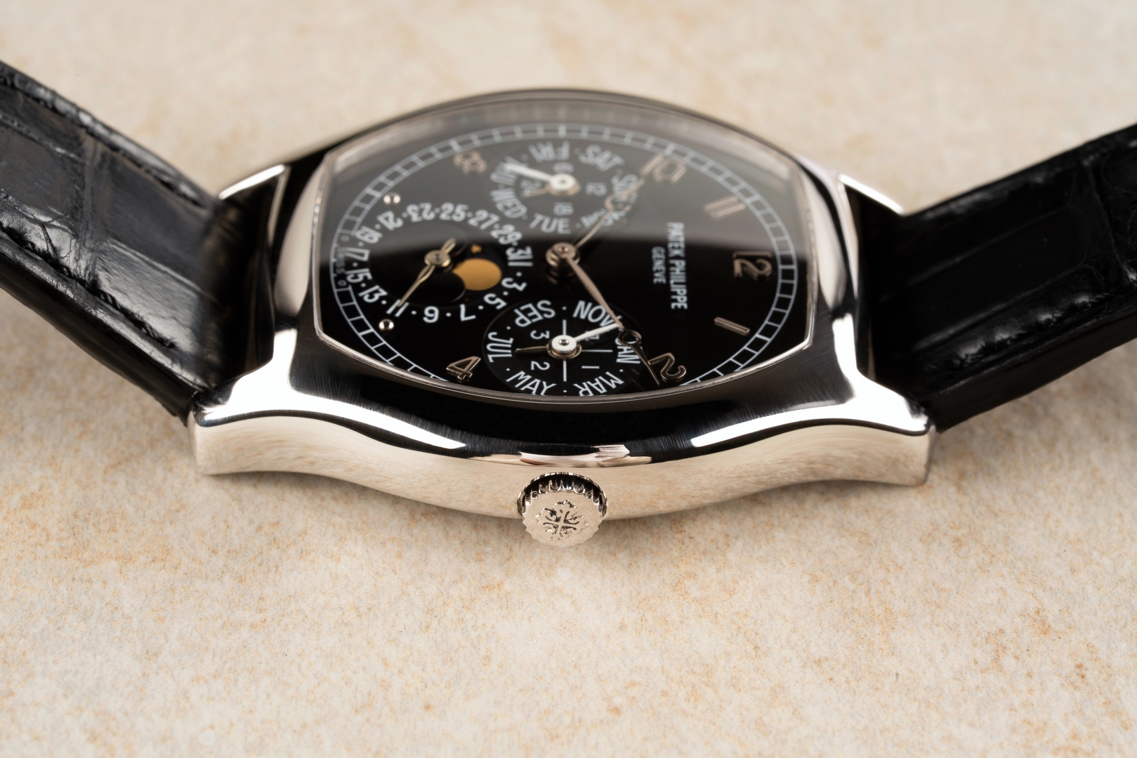 5040P Perpetual Calendar (wonderful condition / top set from Japan / black arabic dial) – Bild 12