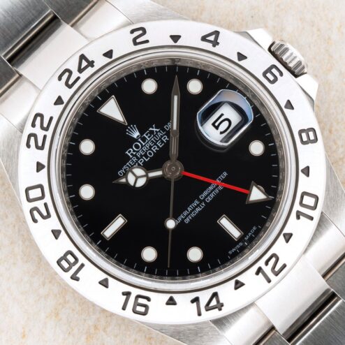 16570 Explorer II (unpolished / rehaut / random serial / 3186 caliber / full set)