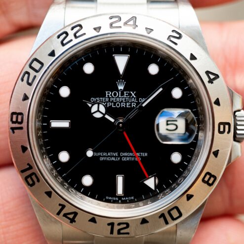 Alternative view of 16570 Explorer II (unpolished / rehaut / random serial / 3186 caliber / full set)