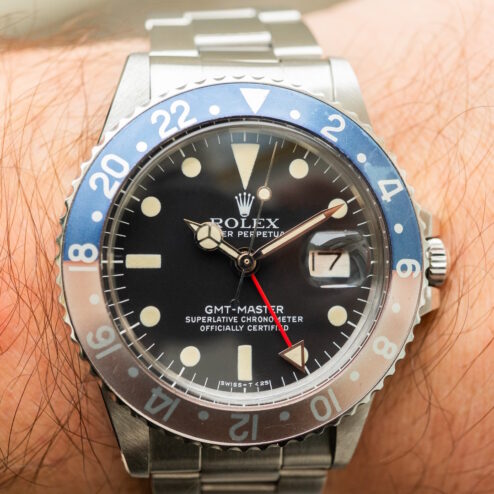 Alternative view of 1675 GMT-Master (MAXI MK5 / top patina / wonderful redback PEPSI)