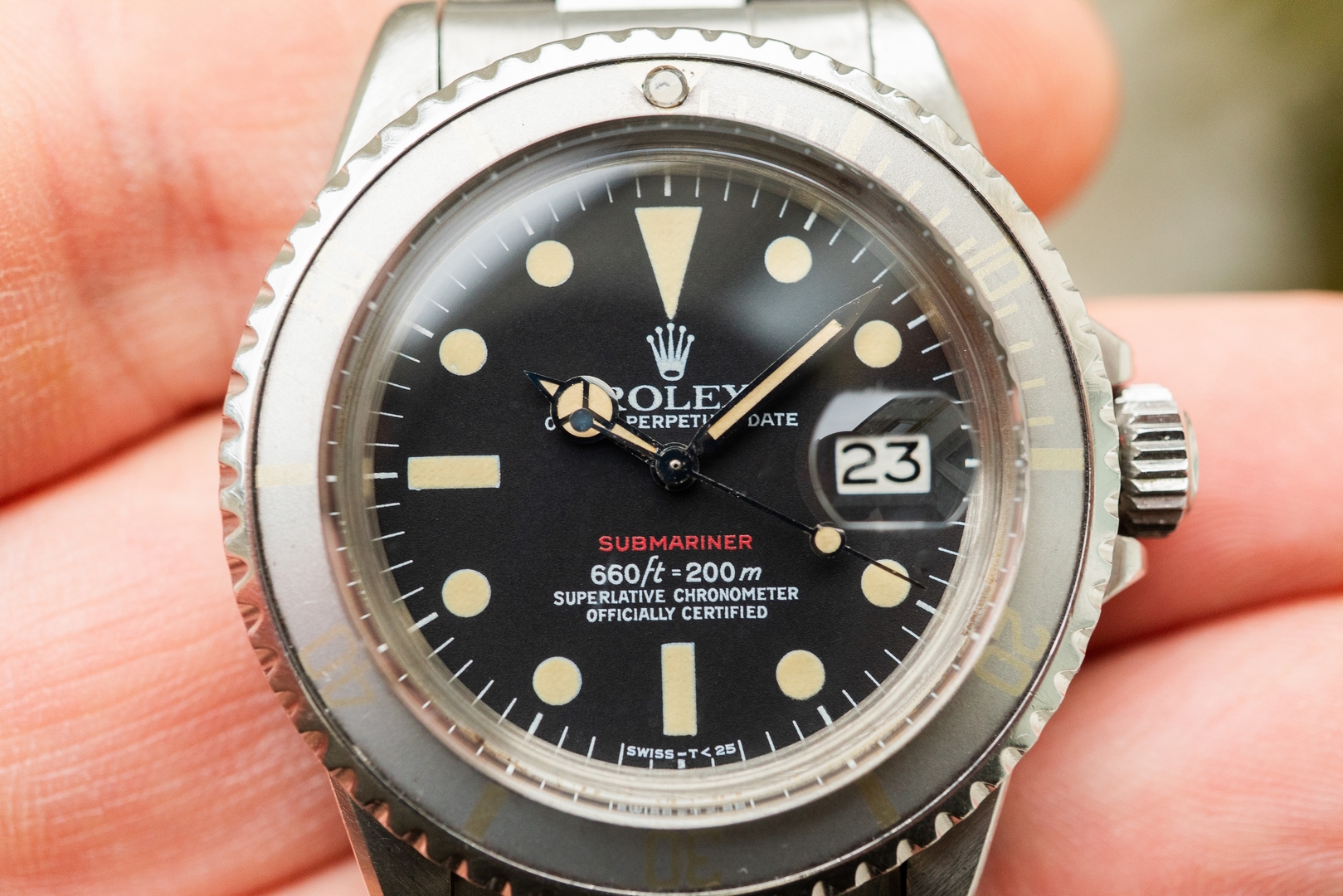 1680 RED Submariner (MK6 Dial / top patina / top case / crazy GHOST Inlay) - Image 2