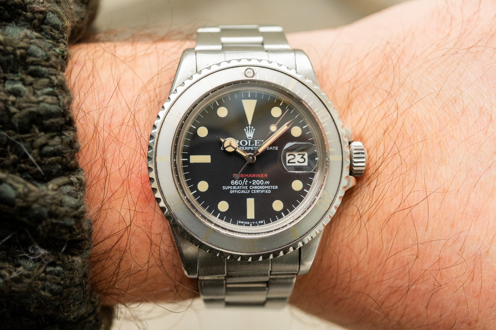 1680 RED Submariner (MK6 Dial / top patina / top case / crazy GHOST Inlay) - Image 3