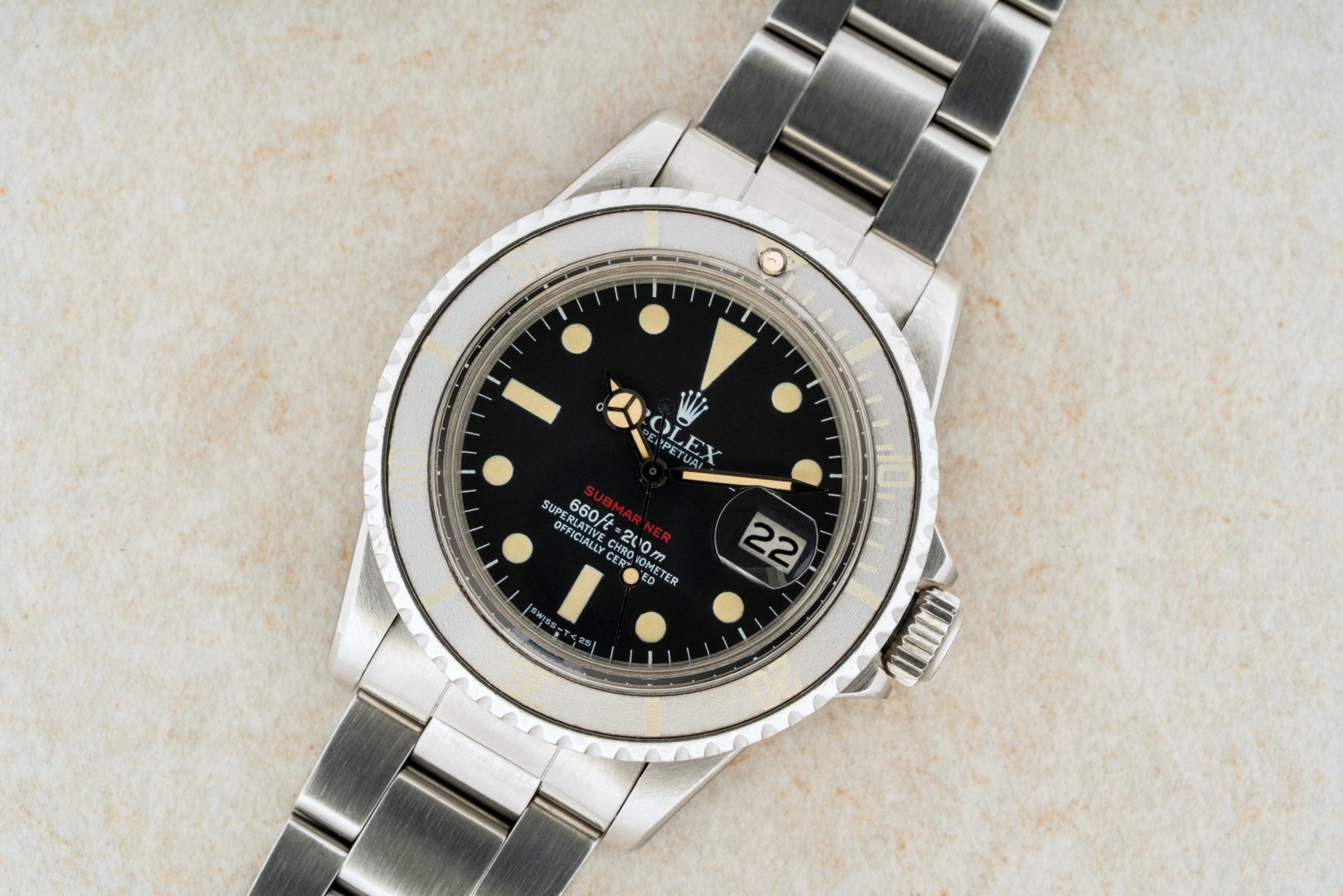 1680 RED Submariner (MK6 Dial / top patina / top case / crazy GHOST Inlay) - Image 4