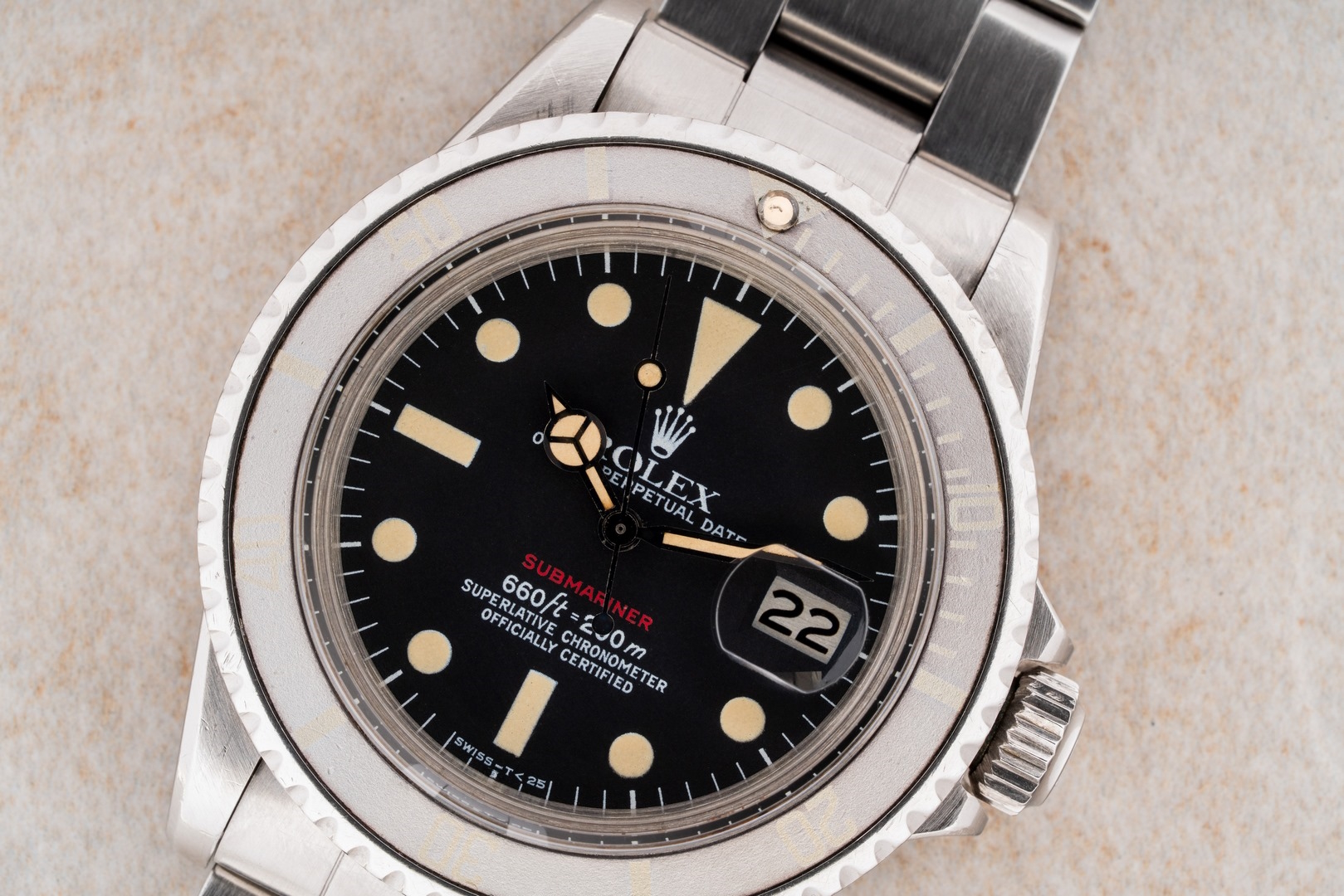 1680 RED Submariner (MK6 Dial / top patina / top case / crazy GHOST Inlay) - Image 5