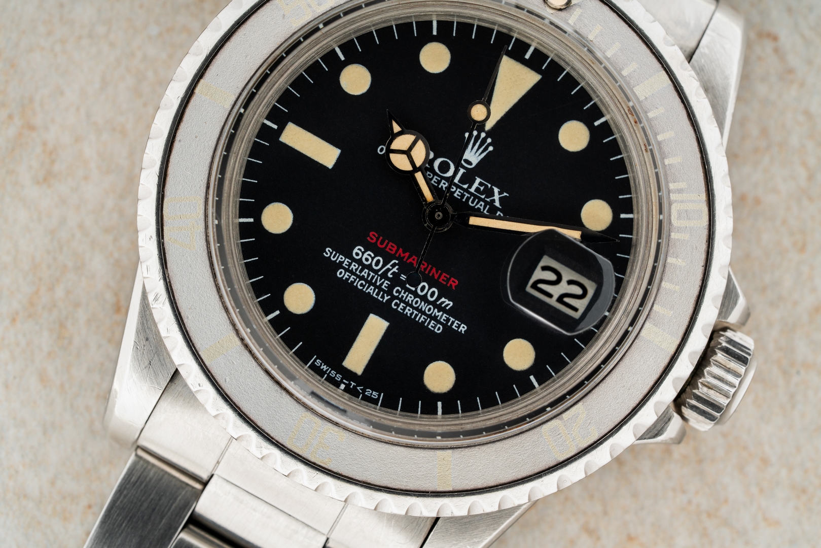 1680 RED Submariner (MK6 Dial / top patina / top case / crazy GHOST Inlay) - Image 6