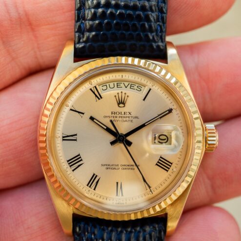 Alternative view of 1803 Day-Date (buckley dial / from 1971 / rolex buckle)