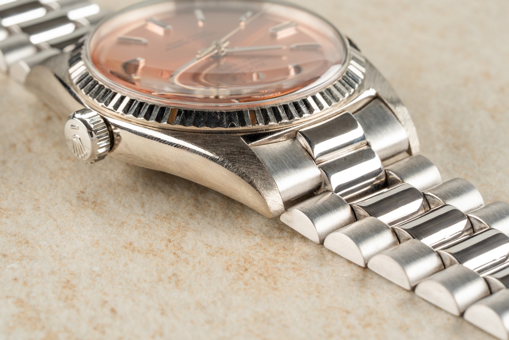 1803 Day-Date (highlight piece / concentric salmon dial / only six known) - Image 9