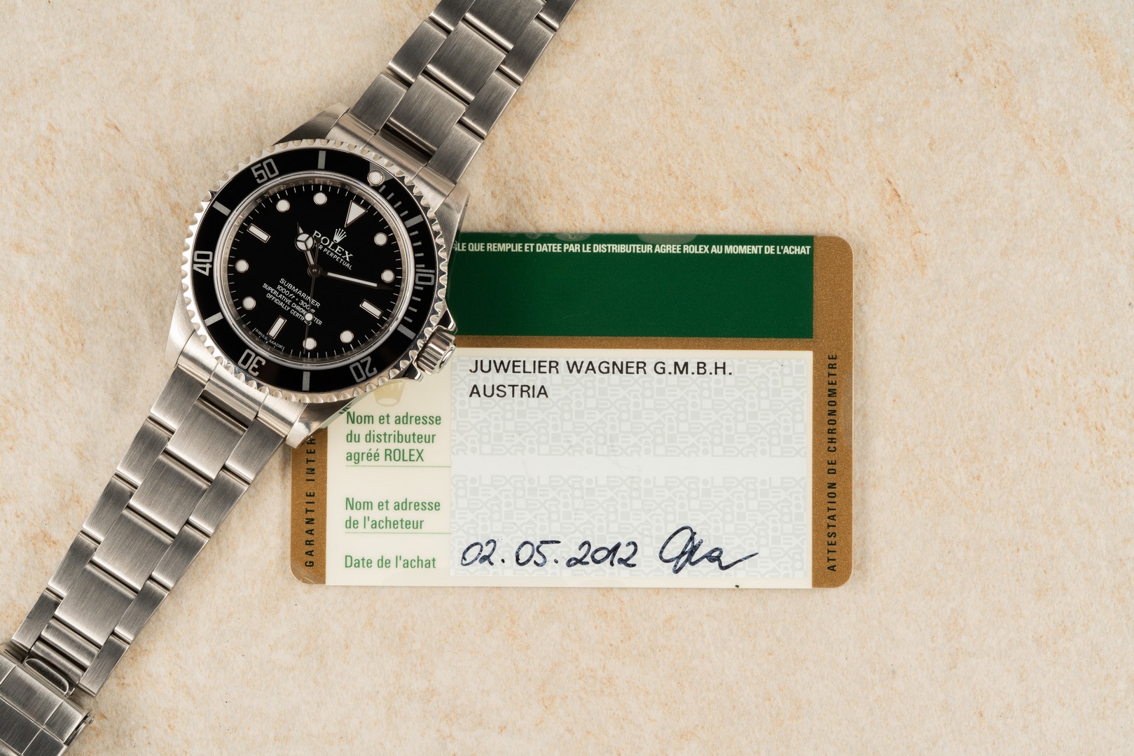 14060M Submariner No Date (G series from 2012 / unpolished / from Austria) – Bild 4