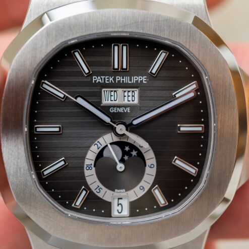 Alternative view of 5726A-001 Nautilus (moon phase annual calendar / full set / 2024 from Munich Germany)