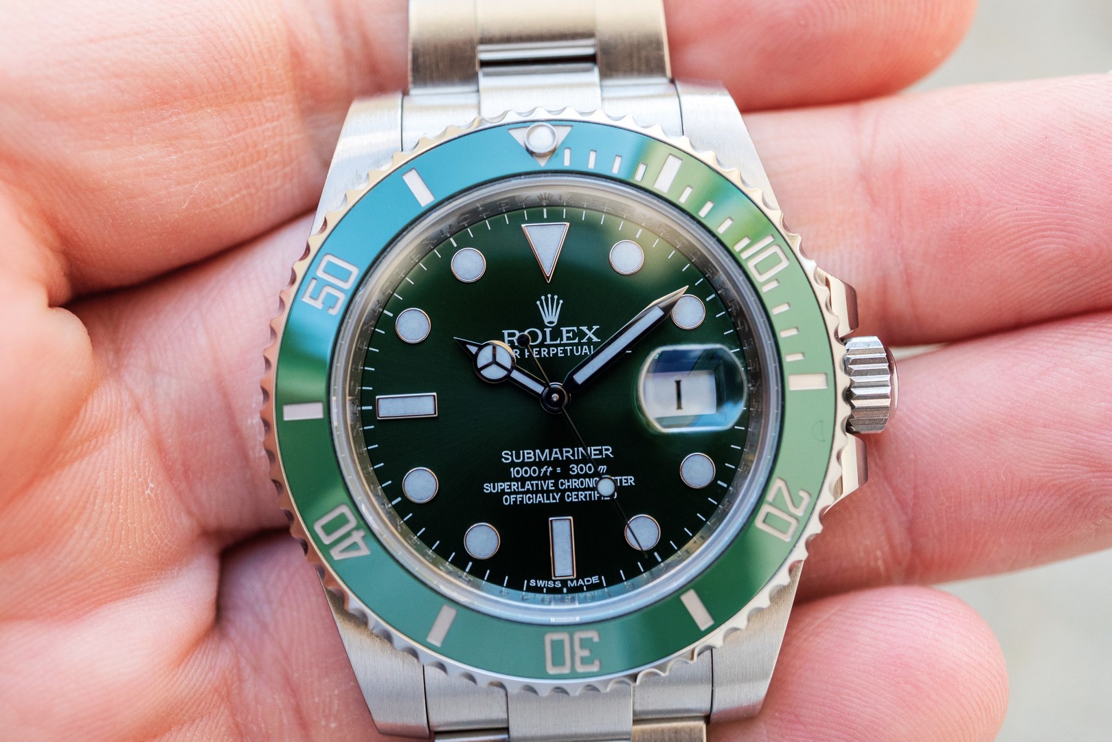 116610LV Submariner Date HULK (full set LC100 Germany / unpolished) – Bild 2