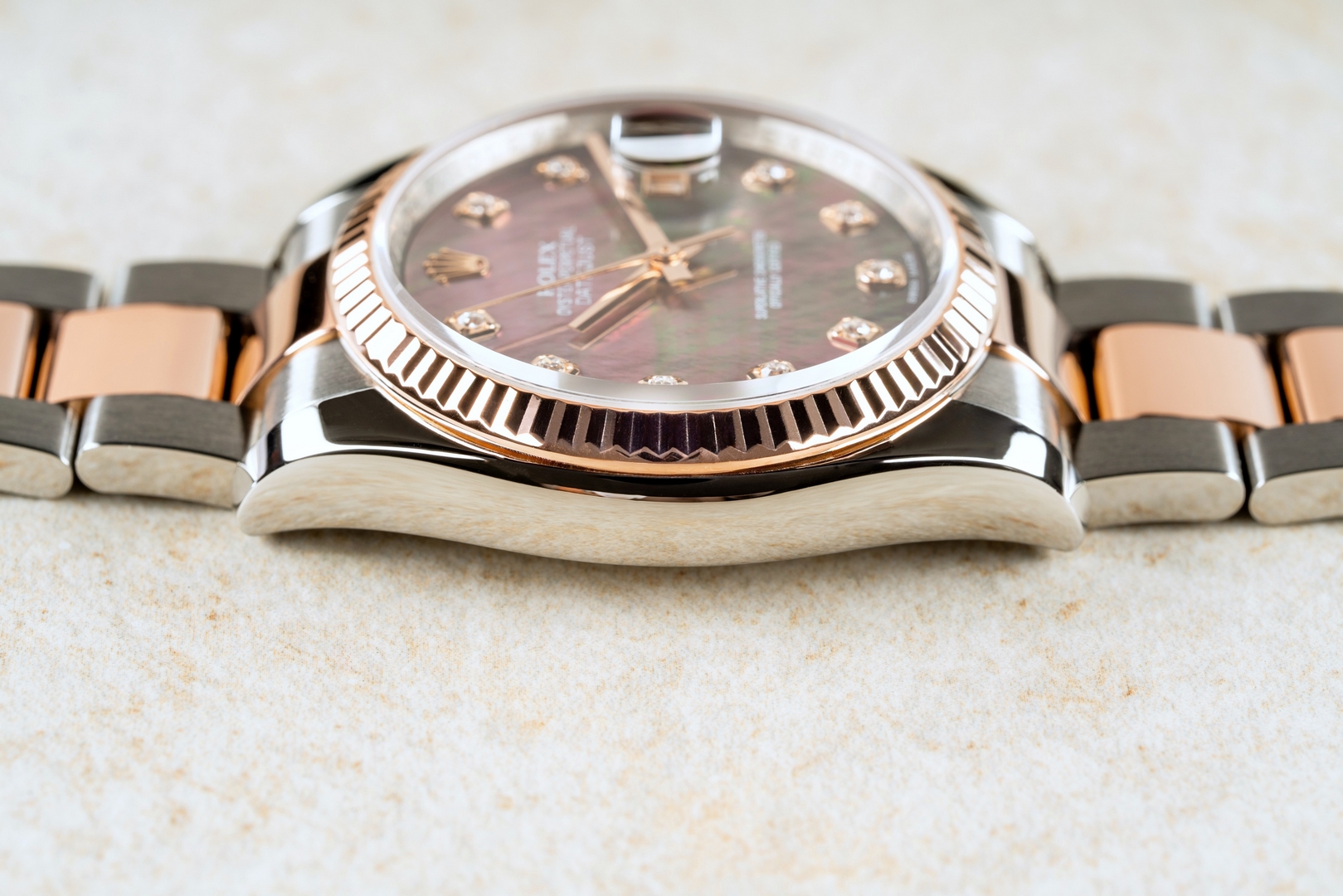 126231 Datejust (steel rose gold / MOP mother of pearl dial / LC 100 full set) – Bild 6