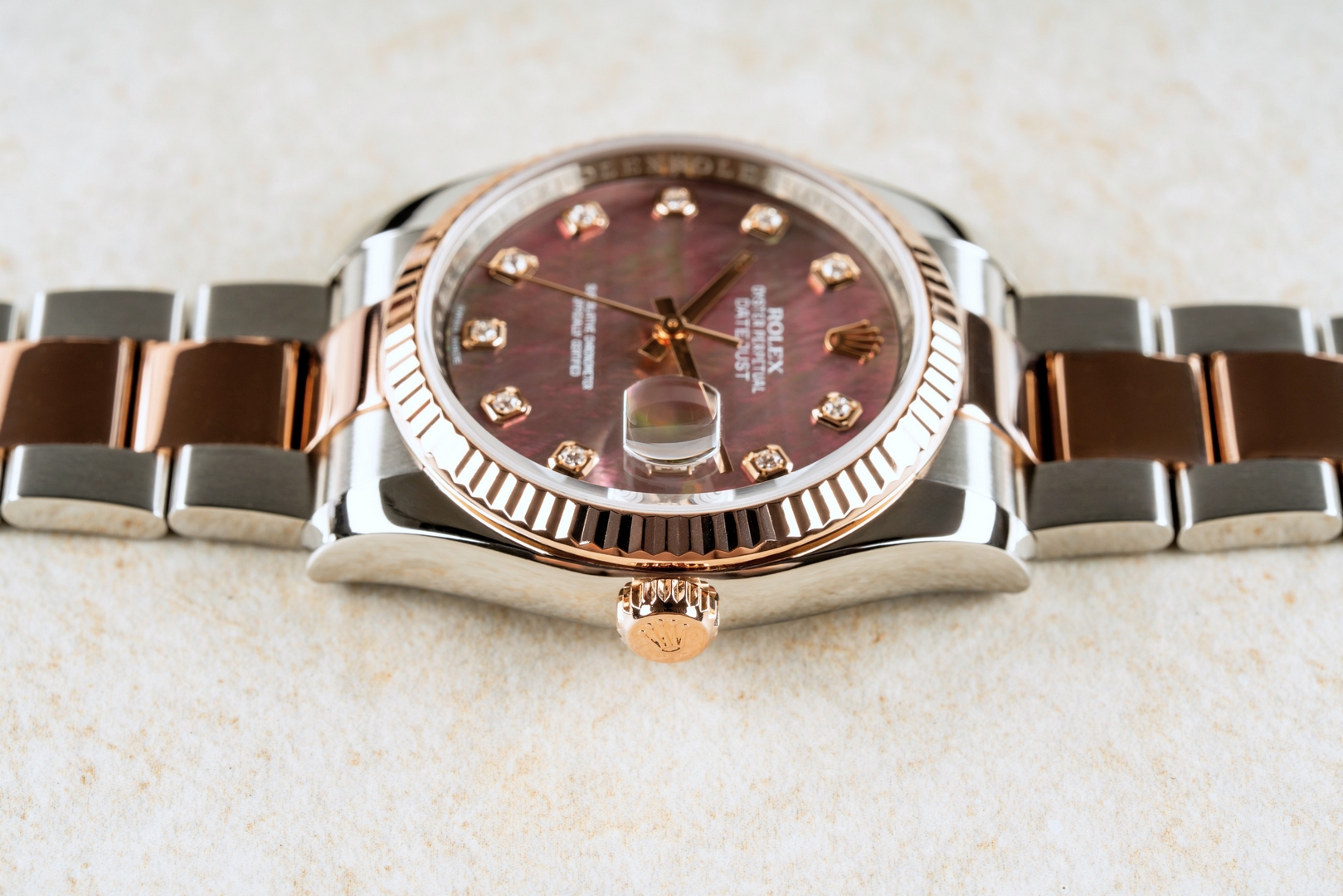 126231 Datejust (steel rose gold / MOP mother of pearl dial / LC 100 full set) – Bild 7