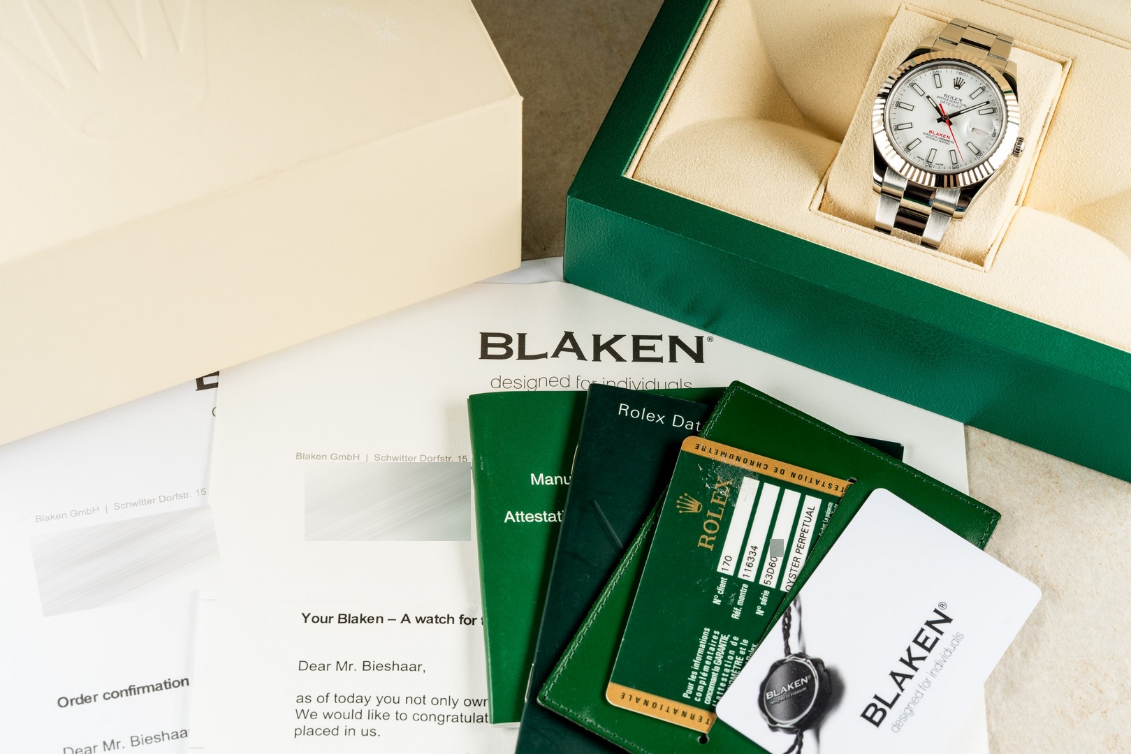 116334 Datejust (Blaken edition / full set / tog style) – Bild 3