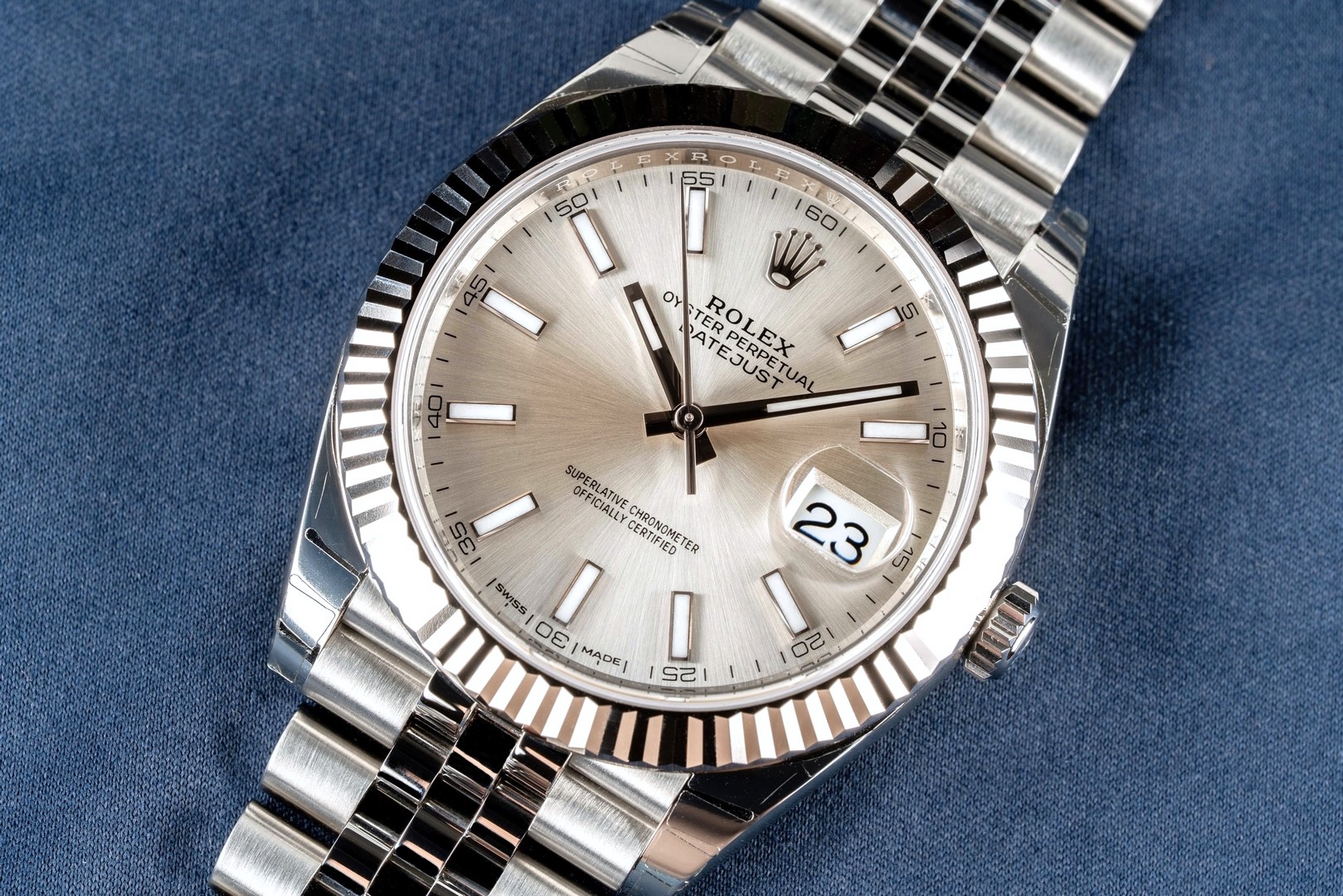126334 Datejust (unworn full stickers / full set / silver sunray dial) – Bild 9