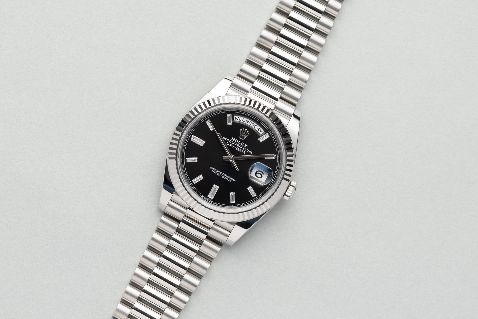 228239 Day-Date (black baguette dial / from NLD / full set with dial code) – Bild 5