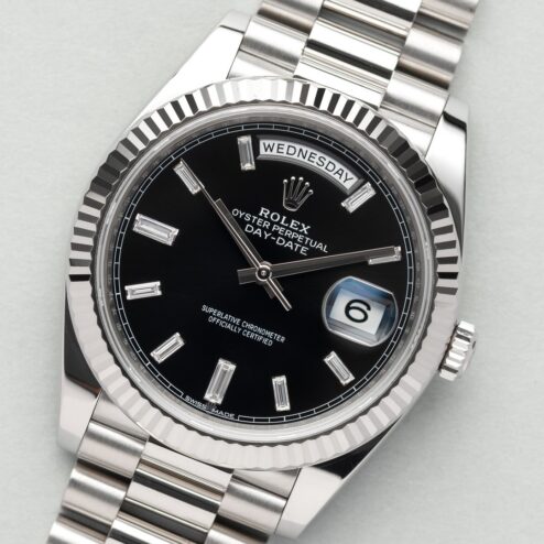 228239 Day-Date (black baguette dial / from NLD / full set with dial code) – Bild 6