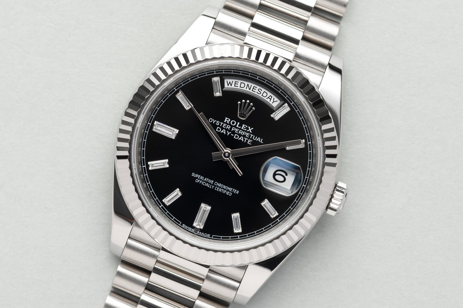 228239 Day-Date (black baguette dial / from NLD / full set with dial code) – Bild 6