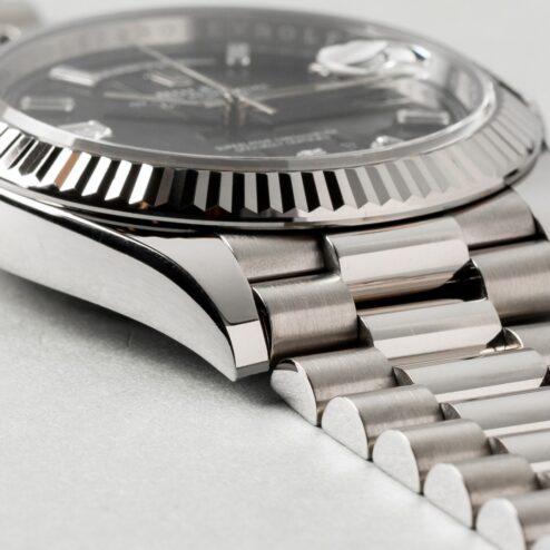 228239 Day-Date (black baguette dial / from NLD / full set with dial code) – Bild 7