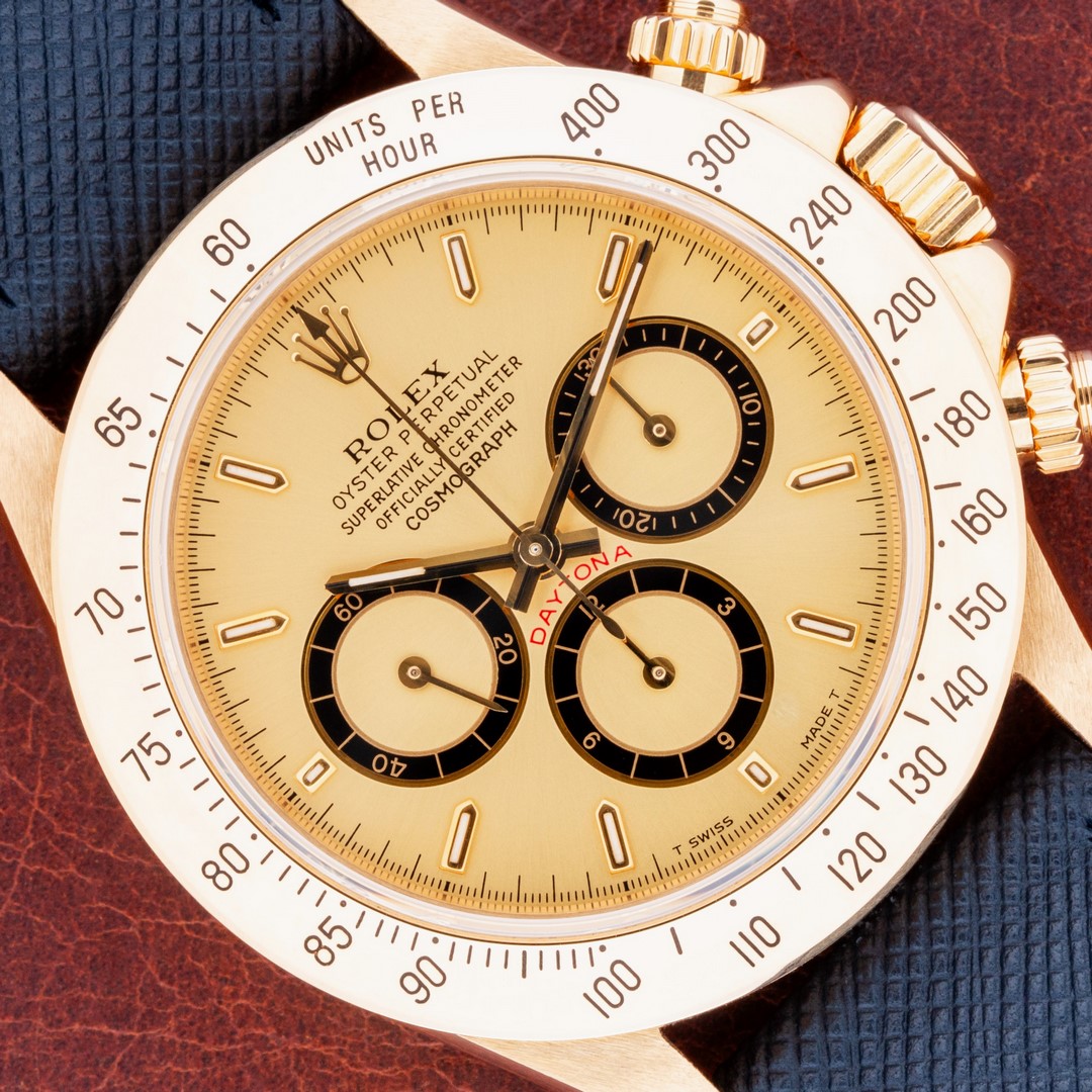 16528 Daytona Zenith (wonderful condition / box papers / inverted six dial)