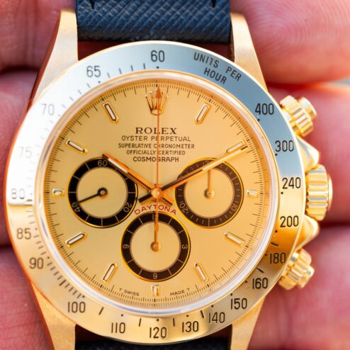 Alternative view of 16528 Daytona Zenith (wonderful condition / box papers / inverted six dial)