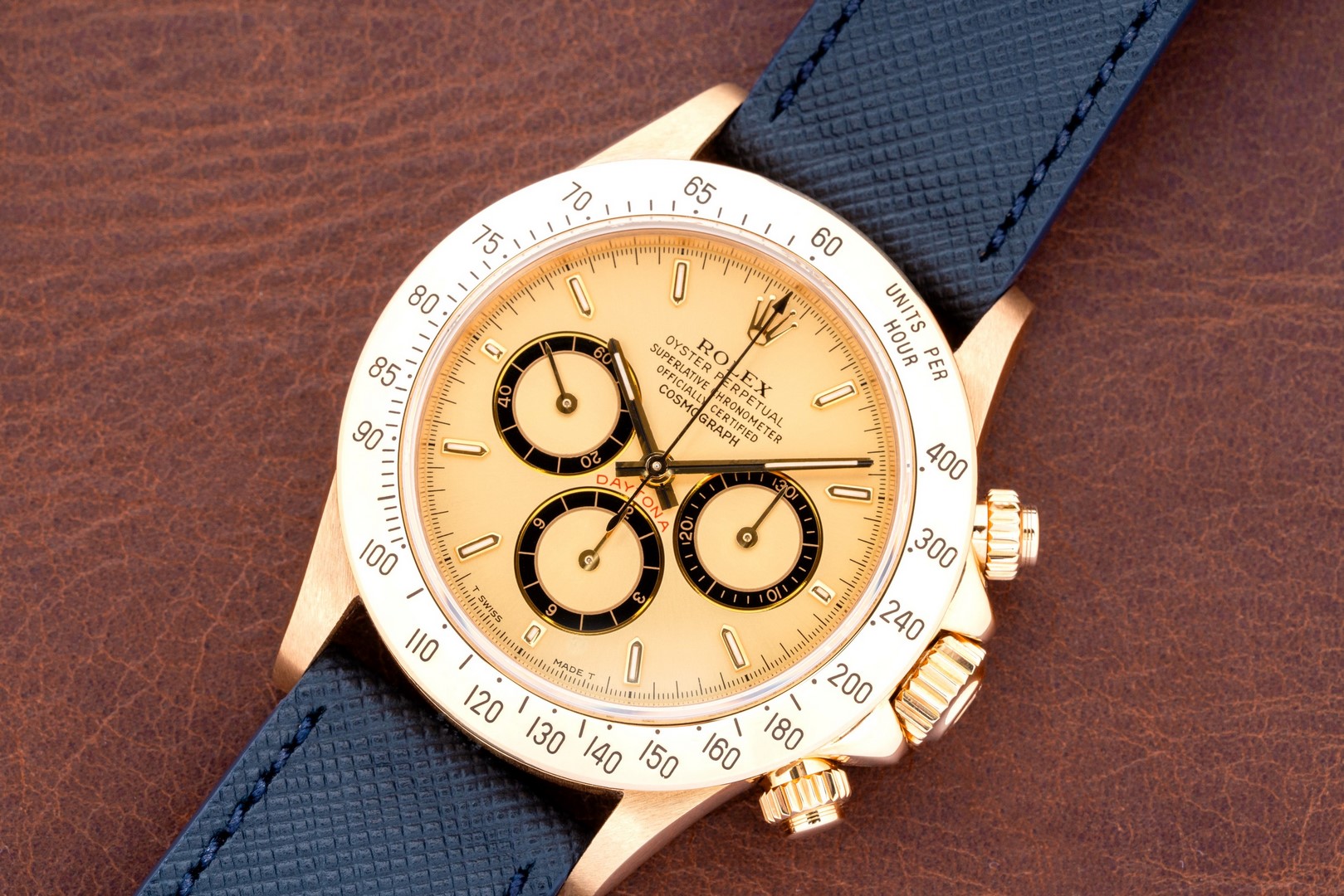 16528 Daytona Zenith (wonderful condition / box papers / inverted six dial) – Bild 3