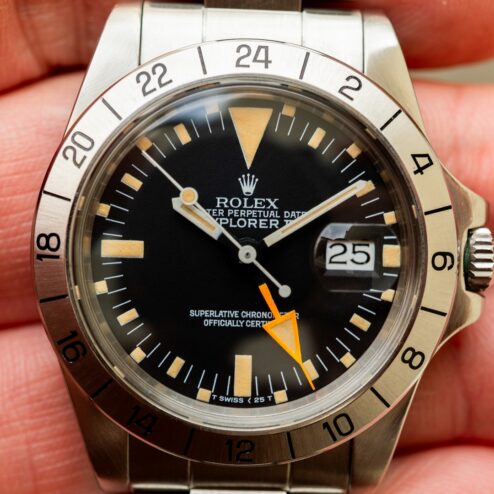 Alternative view of 1655 Explorer II Orange Hand (perfect patina / full set from Barcelona / collectors dream)