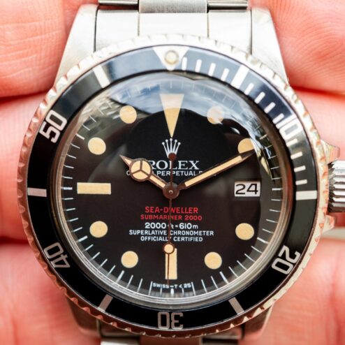 Alternative view of 1665 Sea-Dweller Double Red (MKIV dial / wonderful patina / straigh from nothern Germany)