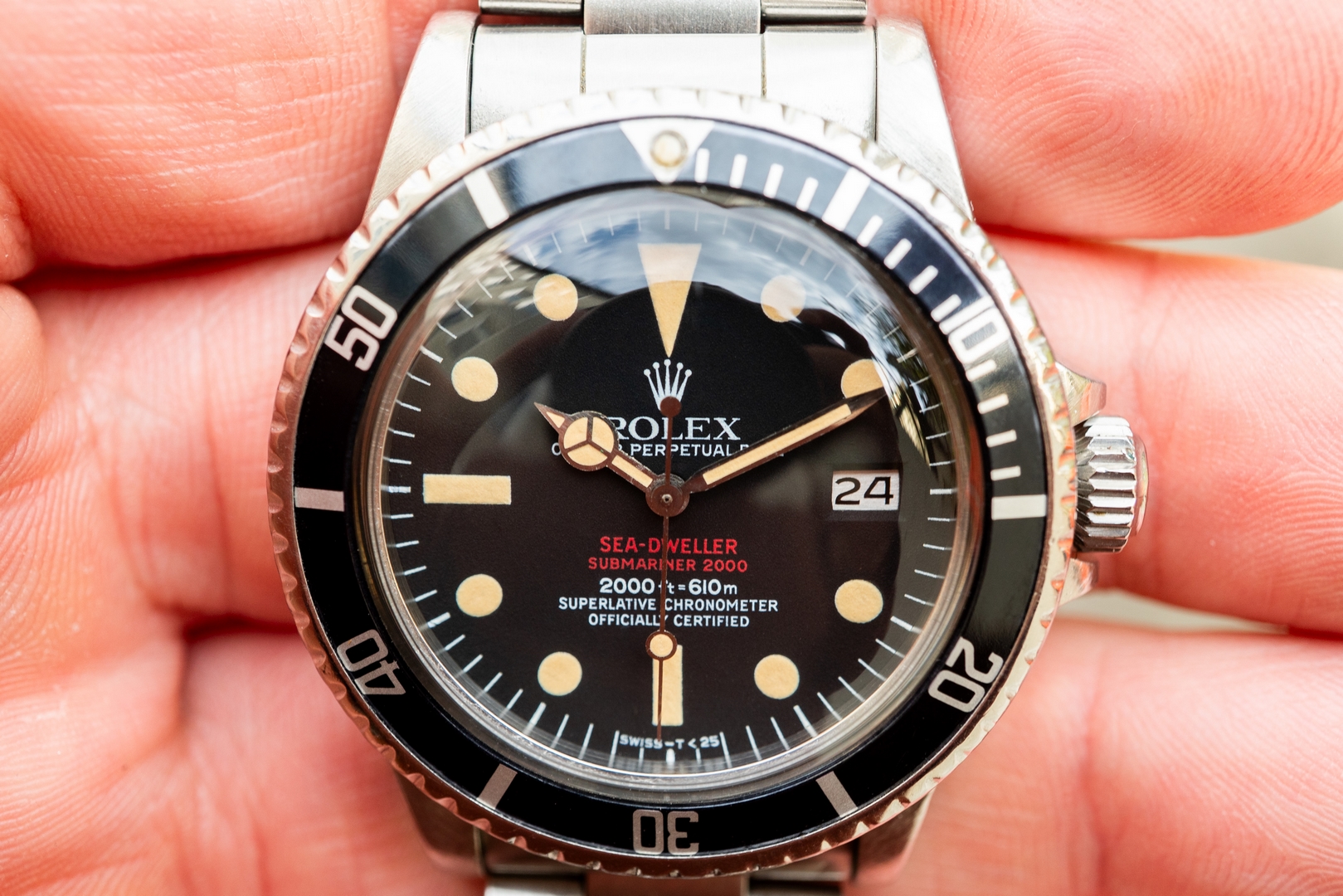 1665 Sea-Dweller Double Red (MKIV dial / wonderful patina / straigh from nothern Germany) – Bild 2