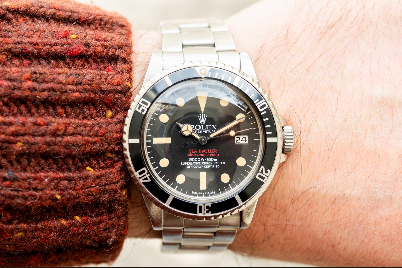 1665 Sea-Dweller Double Red (MKIV dial / wonderful patina / straigh from nothern Germany) – Bild 3