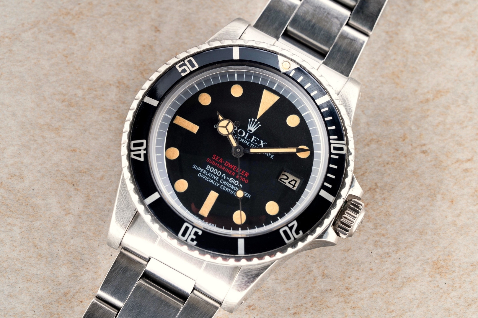 1665 Sea-Dweller Double Red (MKIV dial / wonderful patina / straigh from nothern Germany) – Bild 4