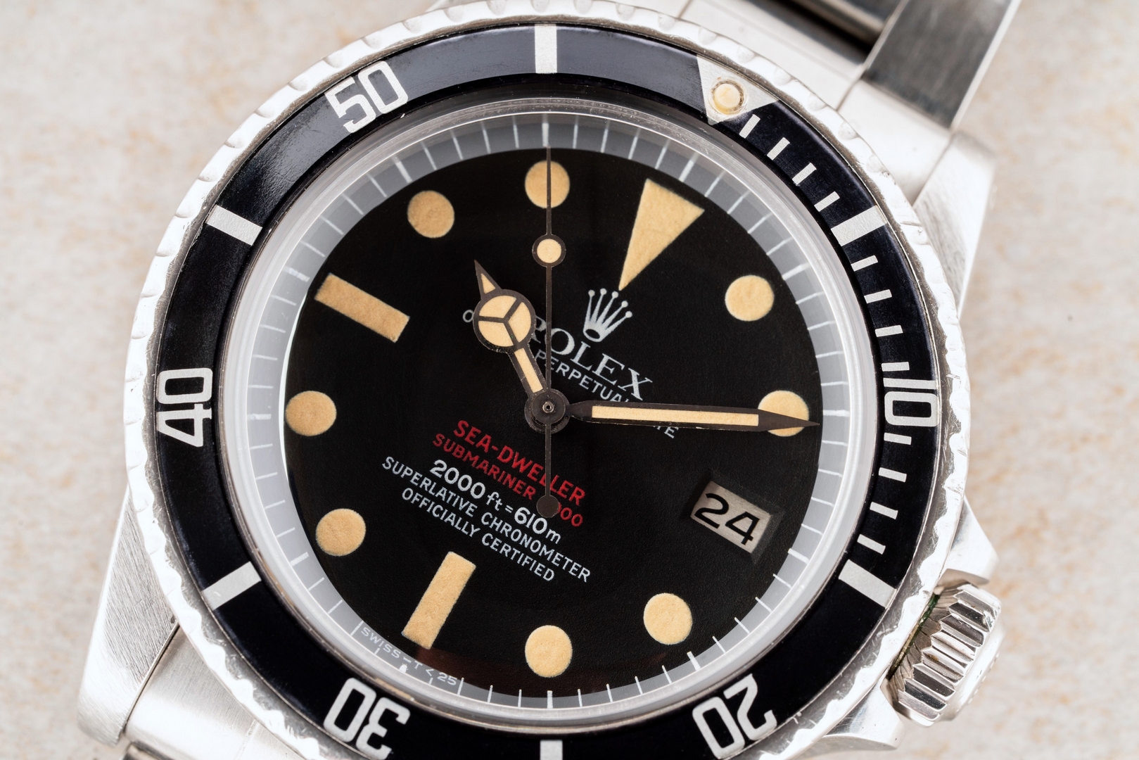 1665 Sea-Dweller Double Red (MKIV dial / wonderful patina / straigh from nothern Germany) – Bild 5
