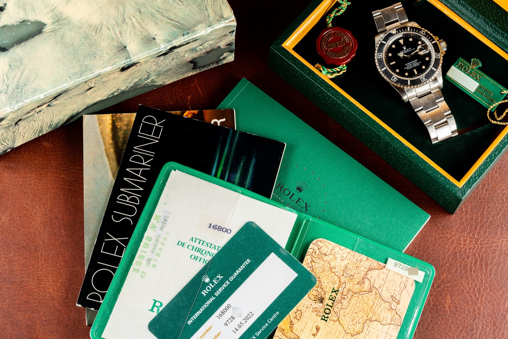 168000 Submariner Date (rare reference / top patina / full set) – Bild 5