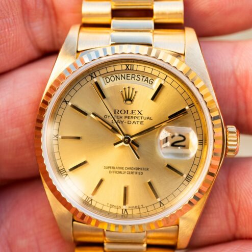 Alternative view of 18038 Day-Date (classic configuration / very nice condition / from 1980)