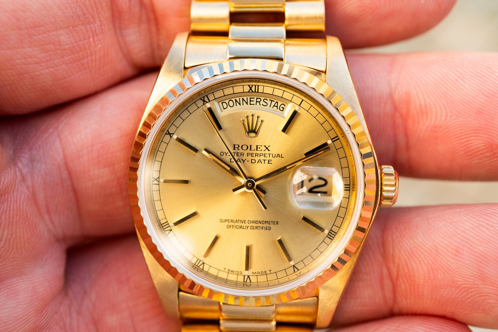 18038 Day-Date (classic configuration / very nice condition / from 1980) - Image 2