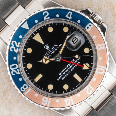 1675 GMT-Master (longE dial / from 1969 / crazy cool patina and inlay)