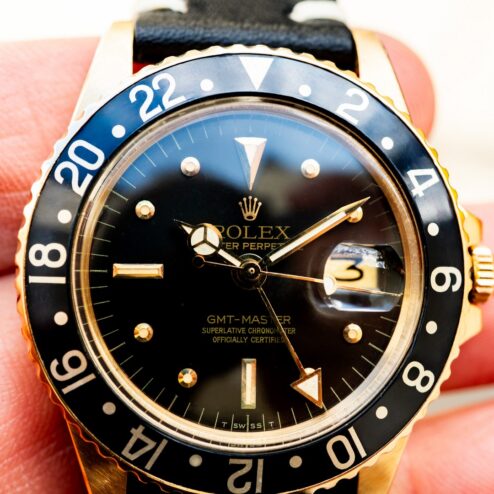 Alternative view of 1675 GMT-Master (black nipple dial / top case / Rolex buckle / from 1978)