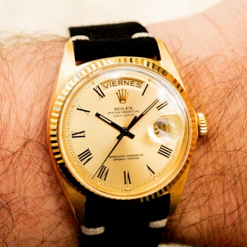 Alternative view of 1803 Day-Date (pre buckley dial / perfect dial condition / fresh service / from 1970)