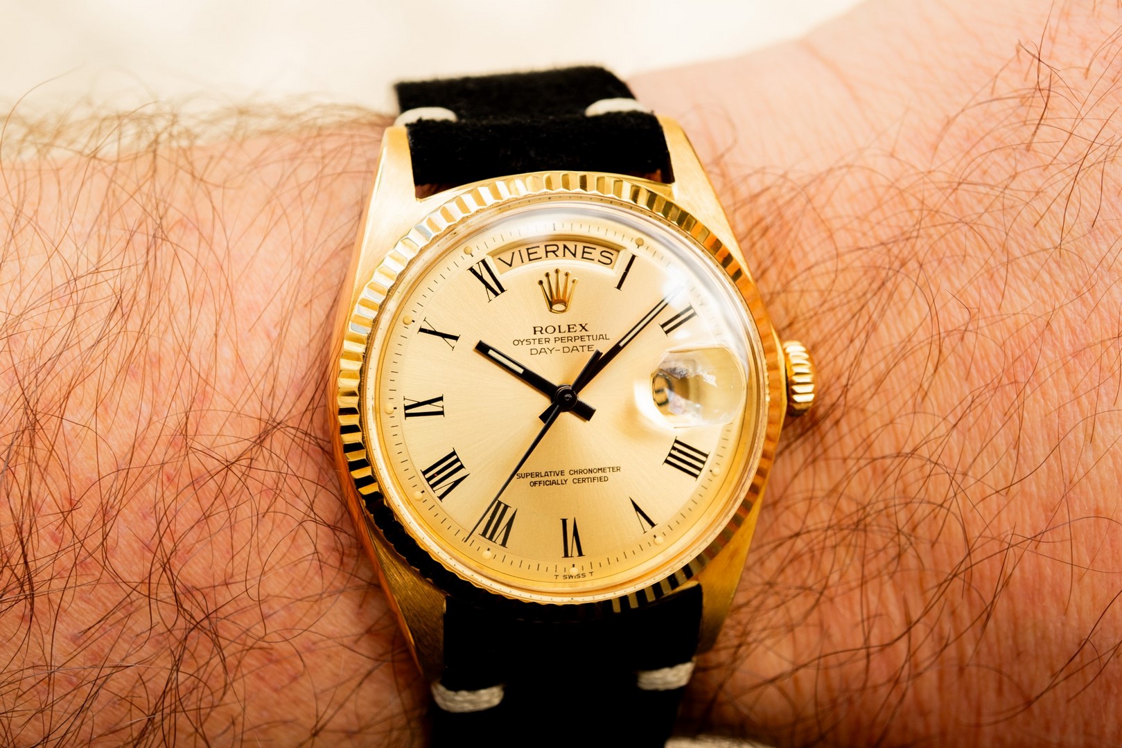 1803 Day-Date (pre buckley dial / perfect dial condition / fresh service / from 1970) – Bild 2