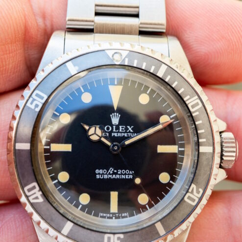 Alternative view of 5513 Submariner (serif dial / perfect patina / mega faded fat font MK3)