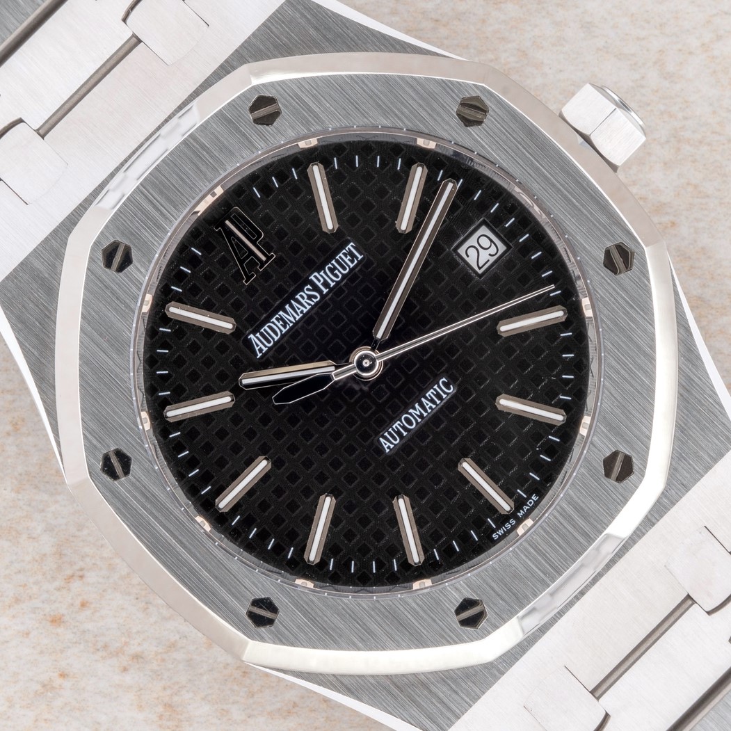 15300ST Royal Oak (black dial / born black / top top watch / full set)