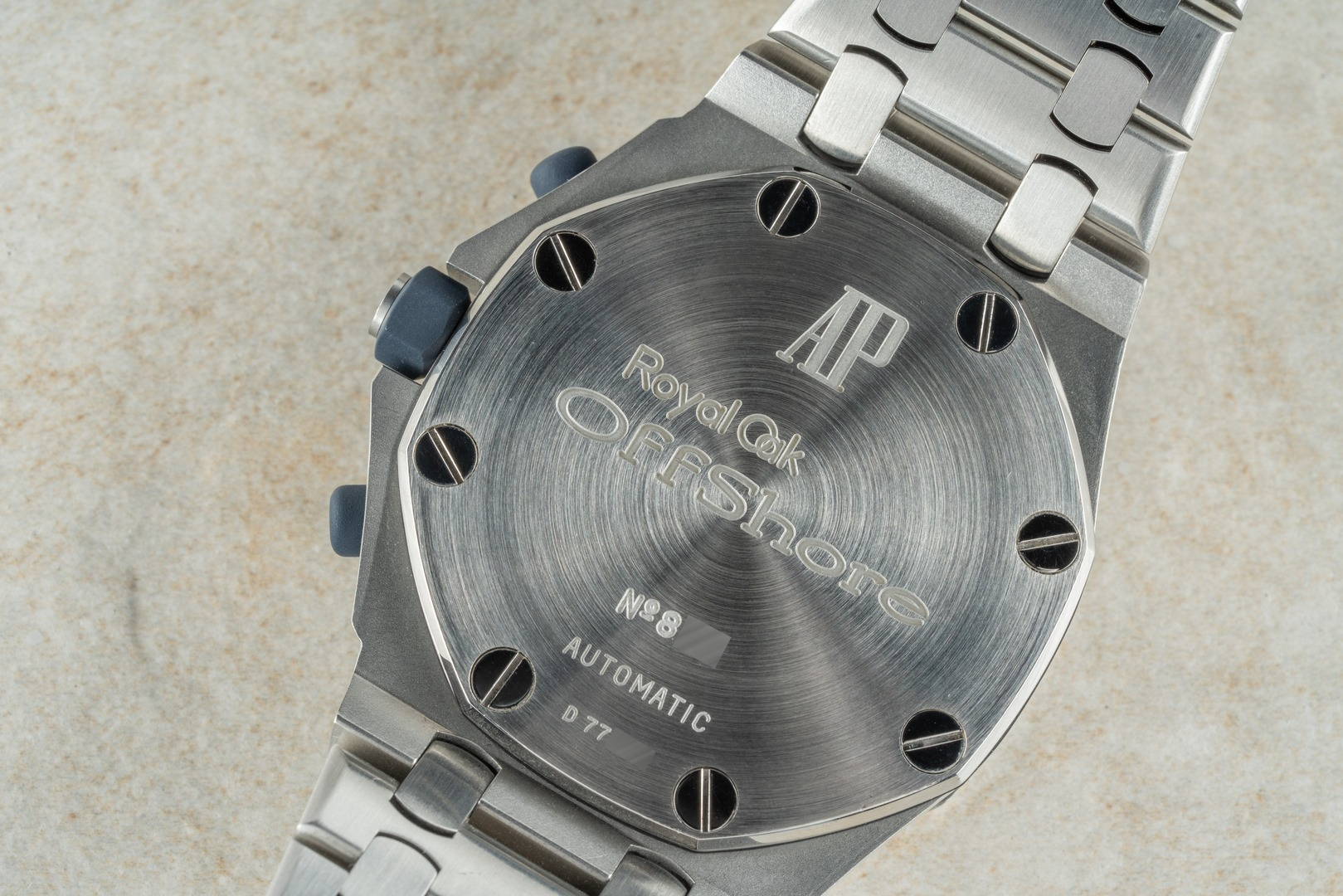 25721ST Royal Oak Offshore (First series BEAST / blue tropical dial / papers and rare box) - Image 7