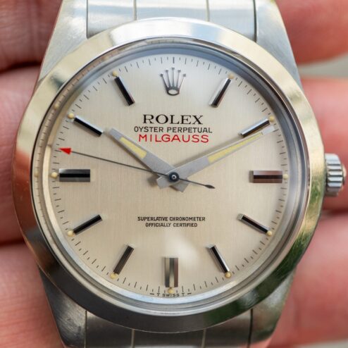 Alternative view of 1019 Milgauss (one of the very last / from first owner / top patina)