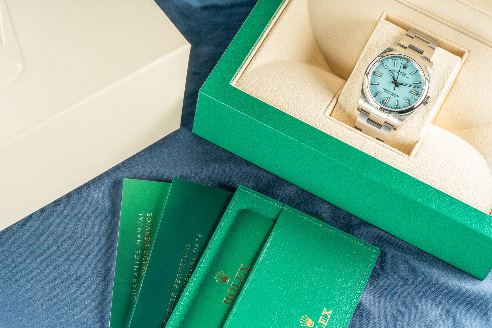 126000 Oyster Perpetual (Tiffany / 2024 / german full set / new and unworn) – Bild 3