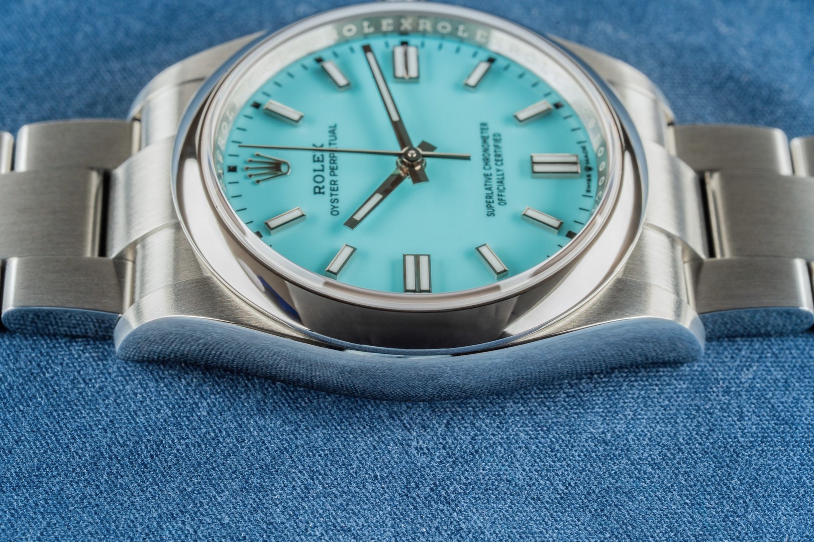 126000 Oyster Perpetual (Tiffany / 2024 / german full set / new and unworn) – Bild 5