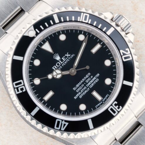 14060M Submariner No Date (random serial / unpolished / rehaut engraving)