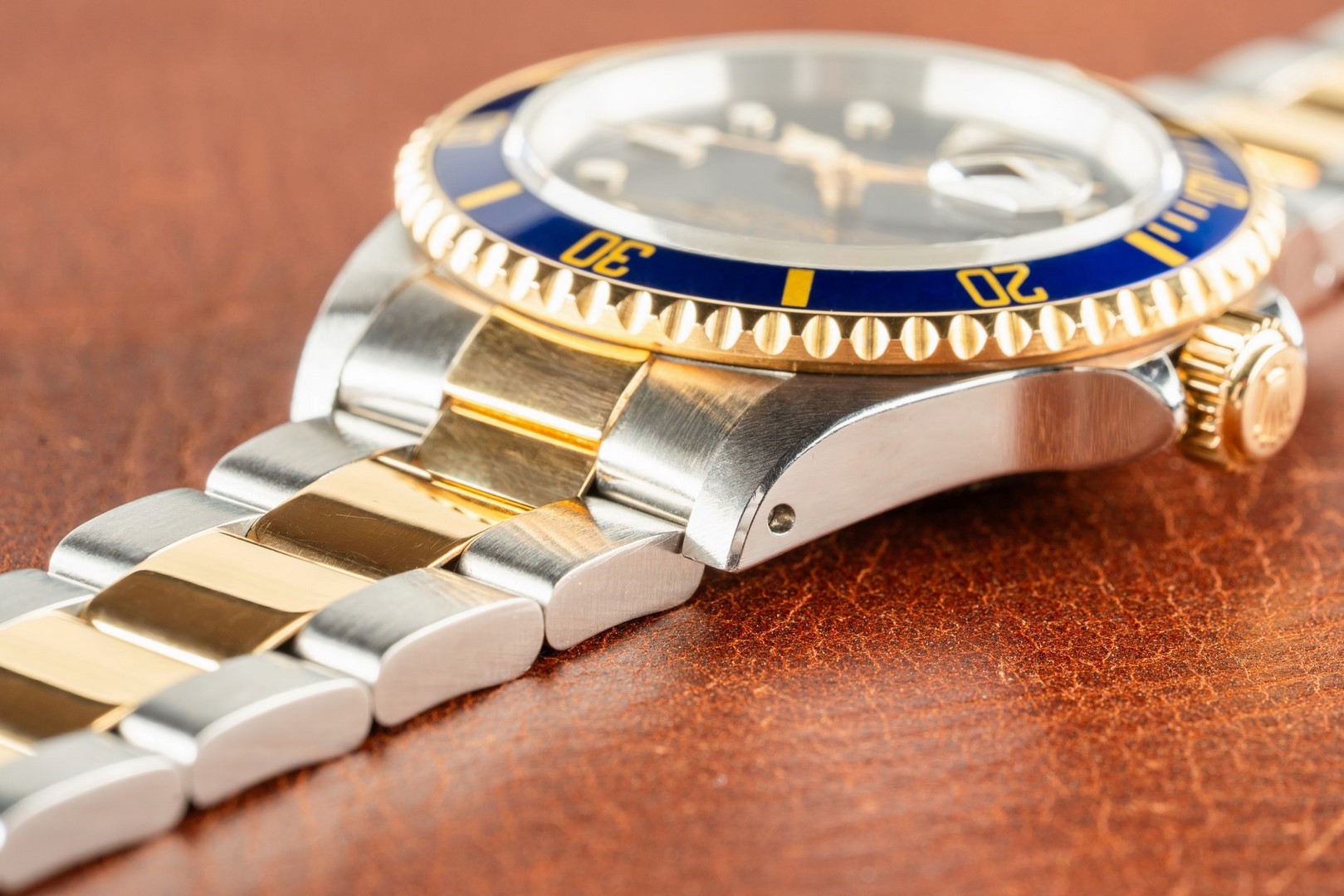16613 Submariner Date (blue/purple / unpolished / caseback sticker / box and papers) – Bild 10